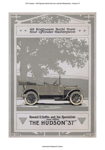 1913 Hudson   4 Cyl  Model 37 (18pgs)