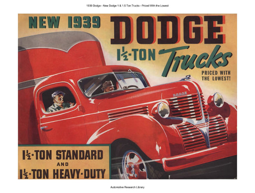 1939 Dodge   1 & 1 5 Ton Trucks (20pgs)