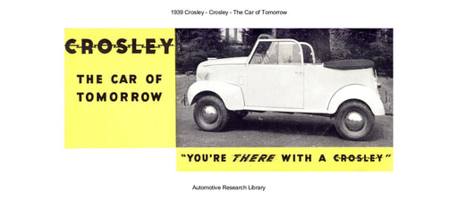 1939 Crosley   The Car of Tomorrow (16pgs)