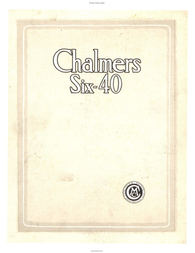 1916 Chalmers 6 40 Sales Cat (20pgs)