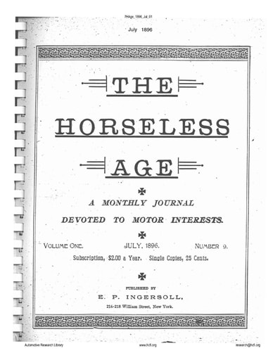 The Horseless Age - 1896 07 Jul
