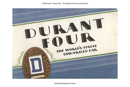 1929 Durant   Four (7pgs)